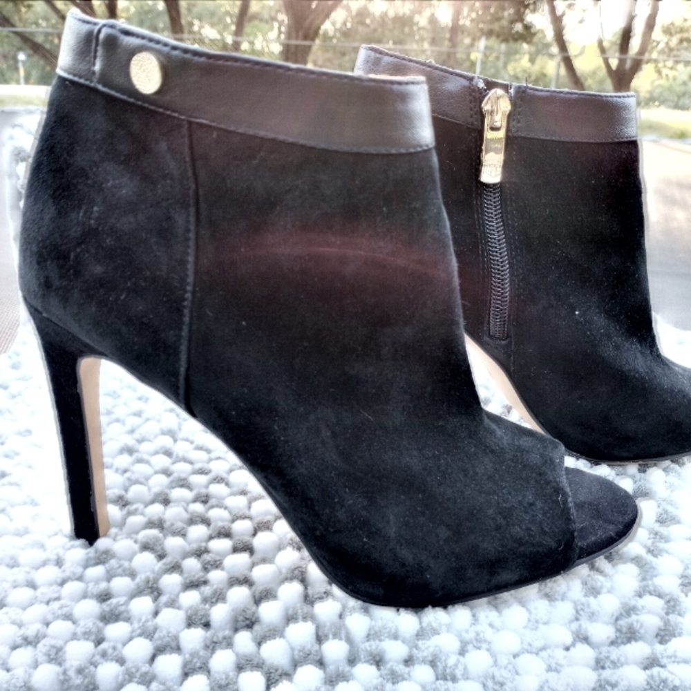 Booties Open Toe Heels
